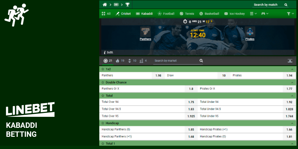 How to start betting on kabaddi
