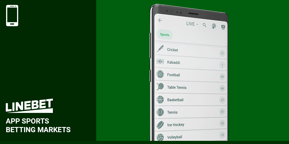 Application Sports Betting Markets