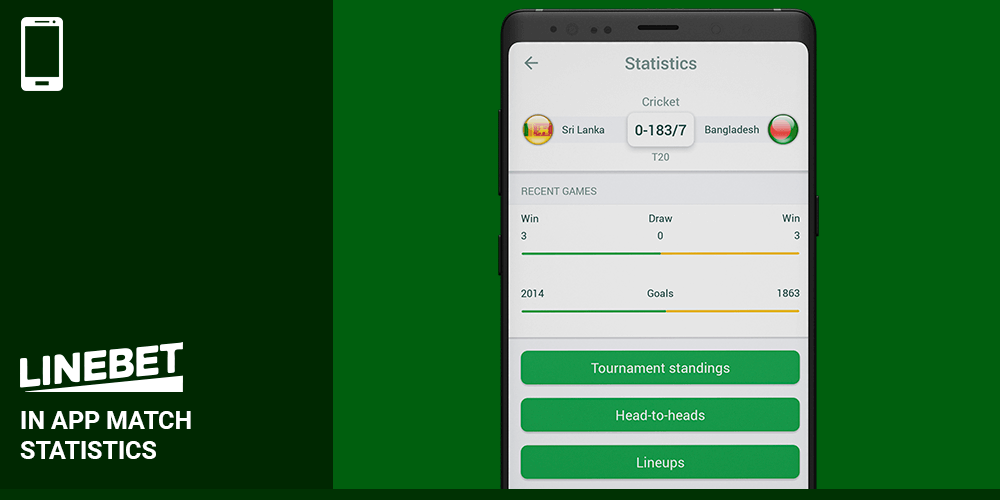 Match Statistics Linebet App