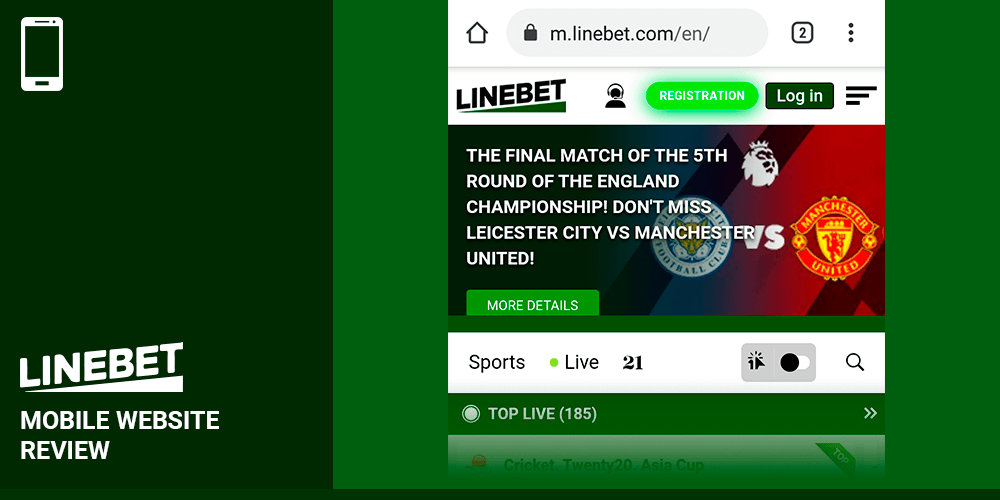 Linebet Mobile Site Review