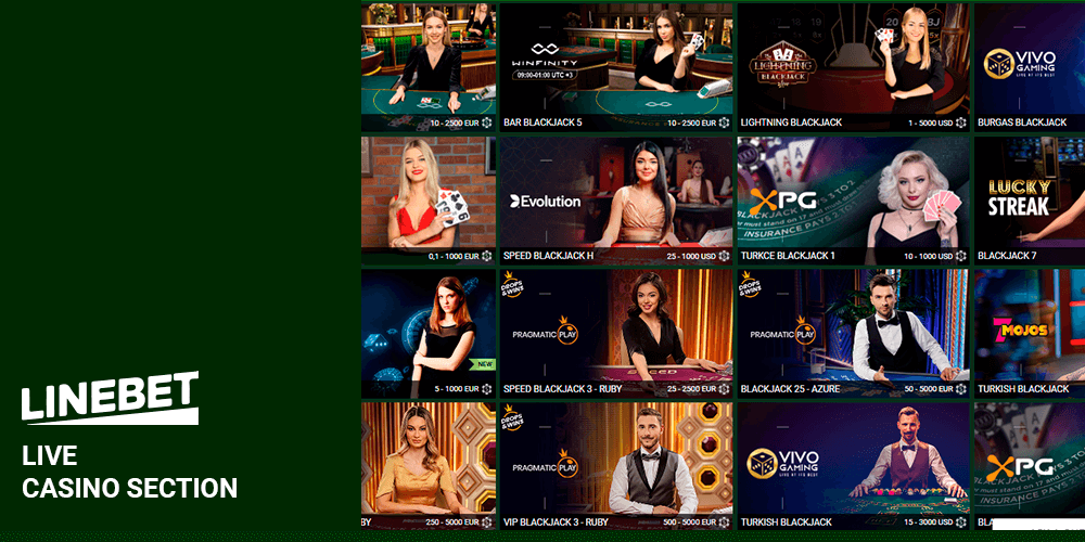 Live Casino Section